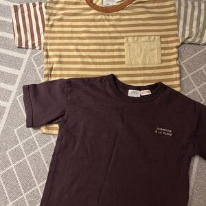 Zara 18-24 set of 2 T-shirts